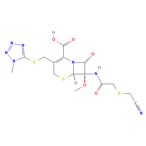 Cefmetazole (CAS: 56796-20-4) - Chemical Structure and Molecular Formula 