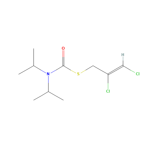 DIALLATE (CAS: 2303-16-4) - Chemical Structure and Molecular Formula 