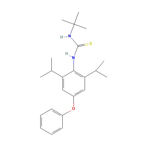 Diafenthiuron (CAS: 80060-09-9) - Chemical Structure and Molecular Formula 