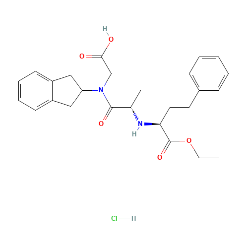 DELAPRIL HCL (CAS: 83435-67-0) - Chemical Structure and Molecular Formula 
