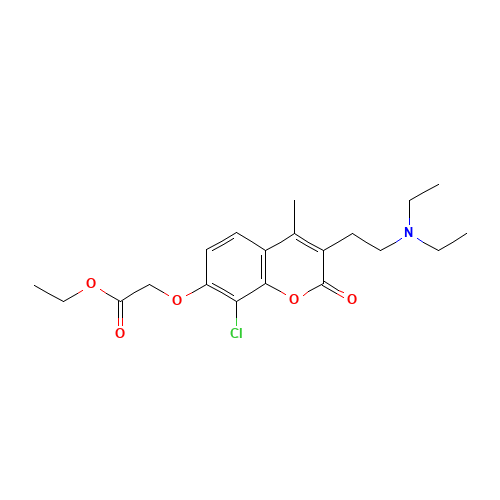 Cloricromene (CAS: 68206-94-0) - Chemical Structure and Molecular Formula 