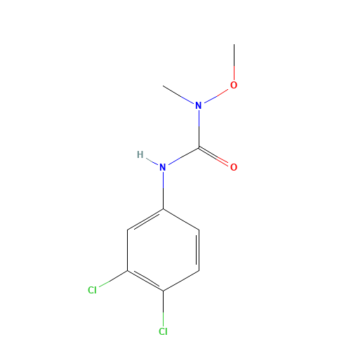Linuron (CAS: 330-55-2) - Chemical Structure and Molecular Formula 