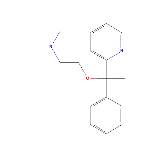 DOXYLAMINE (CAS: 469-21-6) - Chemical Structure and Molecular Formula 