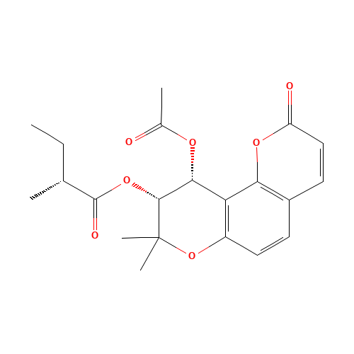 CARDIN (CAS: 477-32-7) - Chemical Structure and Molecular Formula 