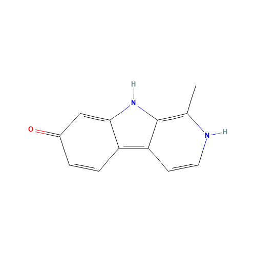 HARMOL (CAS: 487-03-6) - Chemical Structure and Molecular Formula 
