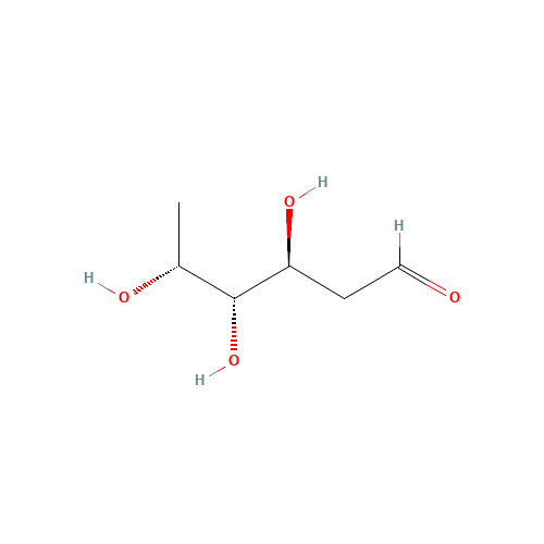 D-(+)-DIGITOXOSE (CAS: 527-52-6) - Chemical Structure and Molecular Formula 