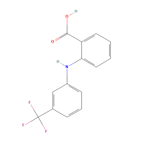 Flufenamic acid (CAS: 530-78-9) - Chemical Structure and Molecular Formula 
