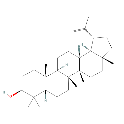 Lupeol (CAS: 545-47-1) - Chemical Structure and Molecular Formula 