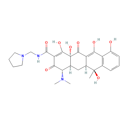 ROLITETRACYCLINE (CAS: 751-97-3) - Chemical Structure and Molecular Formula 