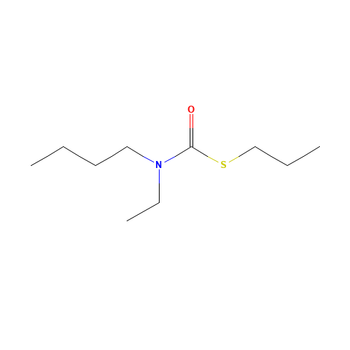 PEBULATE (CAS: 1114-71-2) - Chemical Structure and Molecular Formula 