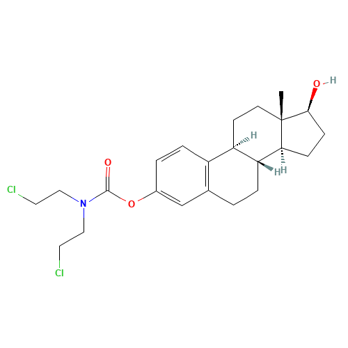 Estramustine (CAS: 2998-57-4) - Chemical Structure and Molecular Formula 