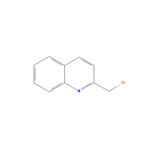 2-Bromomethylquinoline (CAS: 5632-15-5) - Chemical Structure and Molecular Formula 
