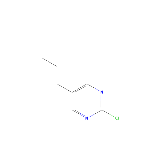 5-Butyl-2-chloropyrimidine (CAS: 847227-37-6) - Chemical Structure and Molecular Formula 