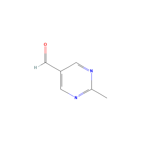 2-Methylpyrimidine-5-carbaldehyde (CAS: 90905-33-2) - Chemical Structure and Molecular Formula 