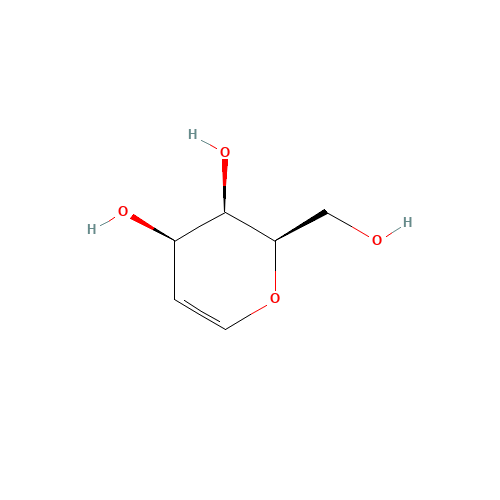 D-Galactal (CAS: 21193-75-9) - Chemical Structure and Molecular Formula 