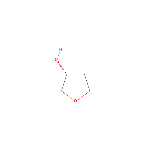 (R)-(-)-3-Hydroxytetrahydrofuran (CAS: 86087-24-3) - Chemical Structure and Molecular Formula 
