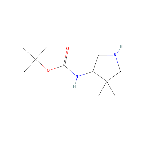 Carbamic acid,5-azaspiro[2.4]hept-7-yl-,1,1-dimethylethyl ester (9CI) (CAS: 152513-88-7) - Chemical Structure and Molecular Formula 