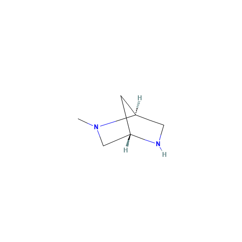 (1S,4S)-5-Methyl-2,5-diazabicyclo[2.2.1]heptane (CAS: 134679-22-4) - Chemical Structure and Molecular Formula 