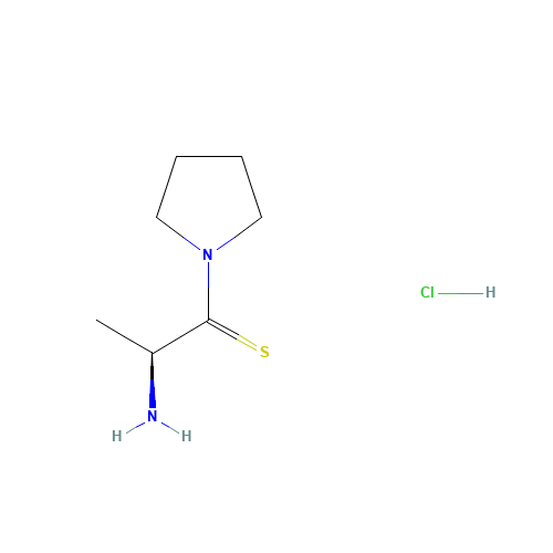 (S)-2-Amino-1-(pyrrolidin-1-yl)propane-1-thione hydrochloride (CAS: 184360-52-9) - Related Chemical Product