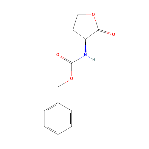 N-Cbz-L-homoserine lactone (CAS: 35677-89-5) - Chemical Structure and Molecular Formula 