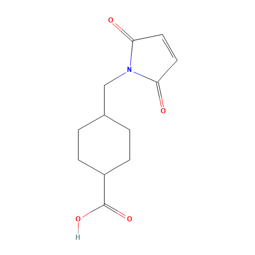 N-[4-(-Carboxycyclohexylmethyl)]maleimide (CAS: 64987-82-2) - Chemical Structure and Molecular Formula 