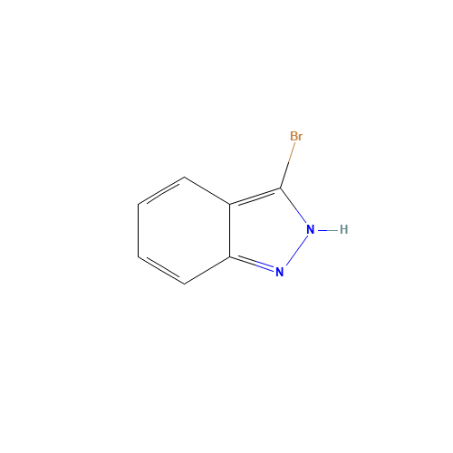 3-Bromoindazole (CAS: 40598-94-5) - Chemical Structure and Molecular Formula 
