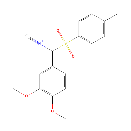a-Tosyl-(3,4-dimethoxybenzyl)isocyanide (CAS: 71146-67-3) - Chemical Structure and Molecular Formula 