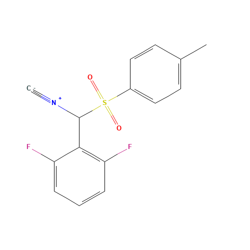a-Tosyl-(2,6-difluorobenzyl)isocyanide (CAS: 668990-76-9) - Chemical Structure and Molecular Formula 