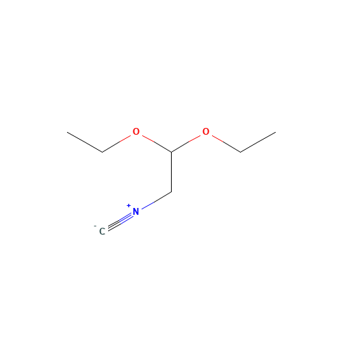 1,1-DIETHOXY-2-ISOCYANOETHANE (CAS: 15586-32-0) - Chemical Structure and Molecular Formula 