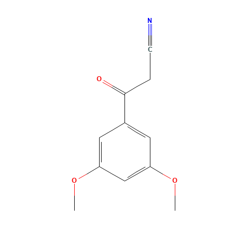 3-(3',5'-DIMETHOXYPHENYL)-3-OXOPROPANENITRILE (CAS: 70988-04-4) - Related Chemical Product
