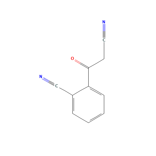2-(2-CYANOACETYL)BENZONITRILE (CAS: 887591-70-0) - Chemical Structure and Molecular Formula 