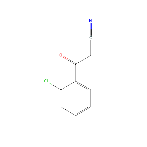 2-CHLOROBENZOYLACETONITRILE (CAS: 40018-25-5) - Chemical Structure and Molecular Formula 