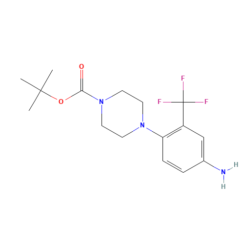 4-(4-AMINO-2-TRIFLUOROMETHYL-PHENYL)-PIPERAZINE-1-CARBOXYLIC ACID TERT-BUTYL ESTER (CAS: 193902-87-3) - Related Chemical Product