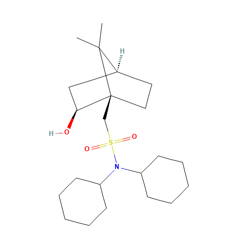 (-)-N,N-DICYCLOHEXYL-(1S)-ISOBORNEOL-10-SULFONAMIDE (CAS: 99295-72-4) - Related Chemical Product