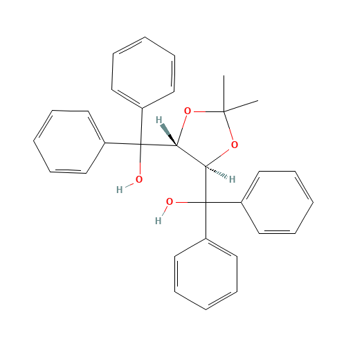 (-)-Taddol (CAS: 93379-48-7) - Chemical Structure and Molecular Formula 