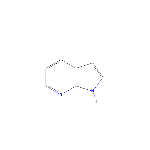 7-Azaindole (CAS: 271-63-6) - Chemical Structure and Molecular Formula 