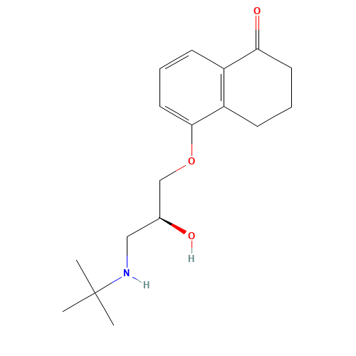 LEVOBUNOLOL (CAS: 47141-42-4) - Chemical Structure and Molecular Formula 