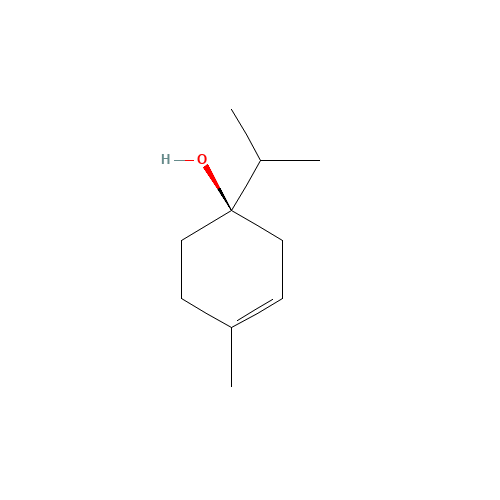 (-)-TERPINEN-4-OL (CAS: 20126-76-5) - Chemical Structure and Molecular Formula 