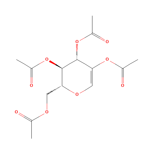 2,3,4,5-TETRA-O-ACETYL-1-DEOXY-D-ARABINO-HEX-1-ENOPYRANOSE, (CAS: 3366-47-0) - Related Chemical Product