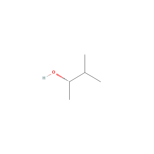 (S)-(+)-3-METHYL-2-BUTANOL (CAS: 1517-66-4) - Chemical Structure and Molecular Formula 