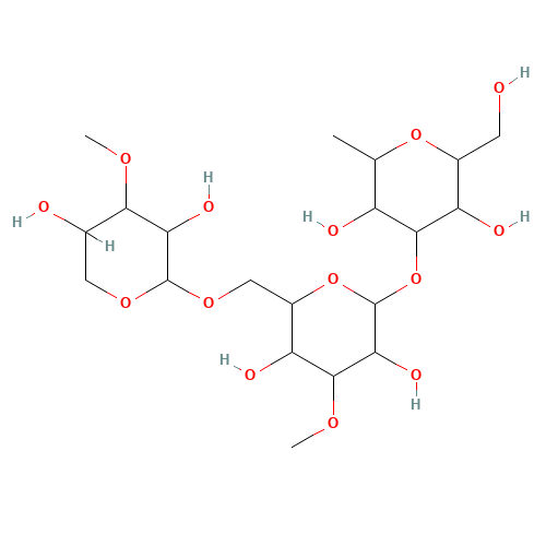 ARABINOGALACTAN (CAS: 9036-66-2) - Chemical Structure and Molecular Formula 