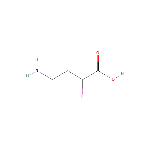 DL-4-AMINO-2-FLUOROBUTYRIC ACID (CAS: 34069-57-3) - Chemical Structure and Molecular Formula 