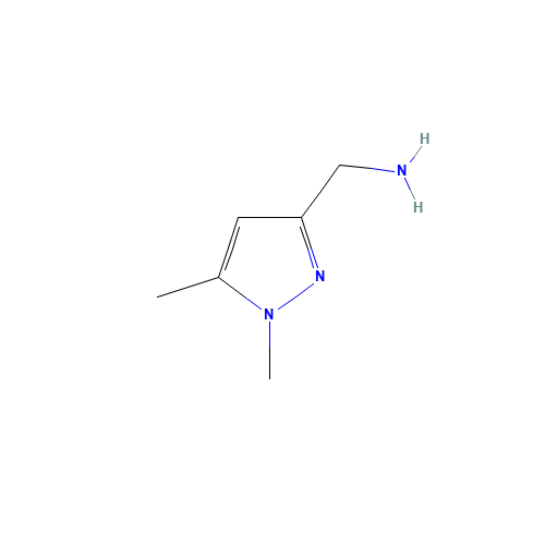 (1,5-DIMETHYL-1H-PYRAZOL-3-YL)METHYLAMINE (CAS: 423768-52-9) - Chemical Structure and Molecular Formula 
