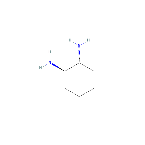 (1R,2R)-(-)-1,2-Diaminocyclohexane (CAS: 20439-47-8) - Chemical Structure and Molecular Formula 