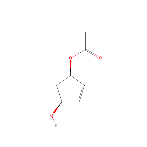 (1R,3S)-4-CYCLOPENTENE-1,3-DIOL 1-ACETATE (CAS: 60410-16-4) - Related Chemical Product