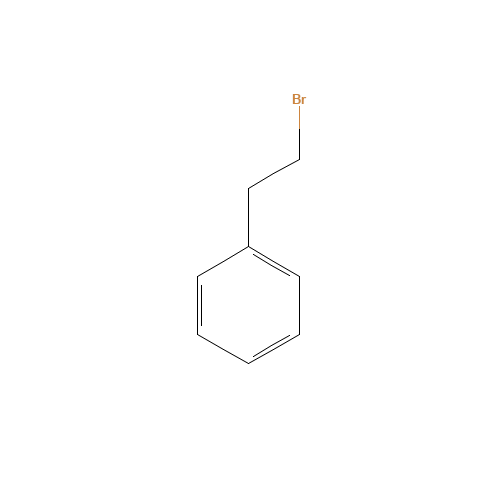 (2-Bromoethyl)benzene (CAS: 103-63-9) - Chemical Structure and Molecular Formula 