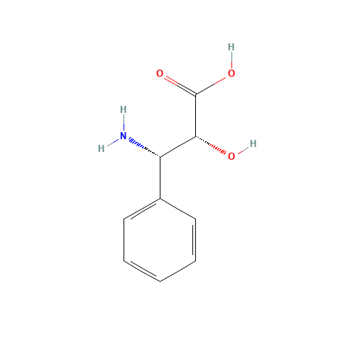 (2R,3S)-3-Phenylisoserine (CAS: 136561-53-0) - Chemical Structure and Molecular Formula 