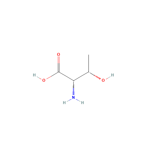 L(+)-allo-Threonine (CAS: 28954-12-3) - Chemical Structure and Molecular Formula 