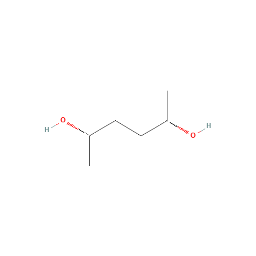 (2S,5S)-(+)-HEXANEDIOL (CAS: 34338-96-0) - Chemical Structure and Molecular Formula 