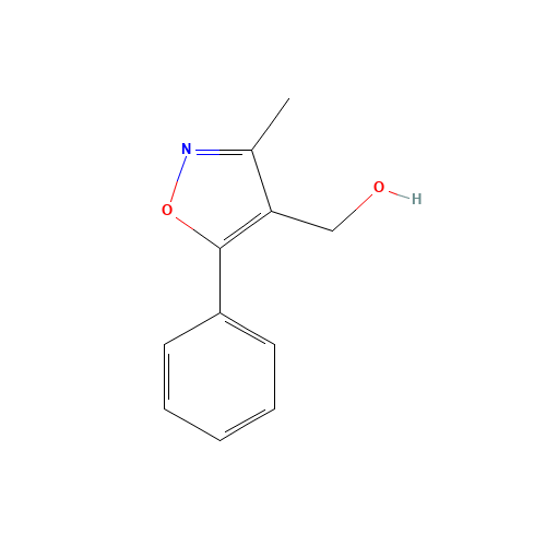 (3-METHYL-5-PHENYL-4-ISOXAZOLYL)METHANOL (CAS: 113826-87-2) - Chemical Structure and Molecular Formula 